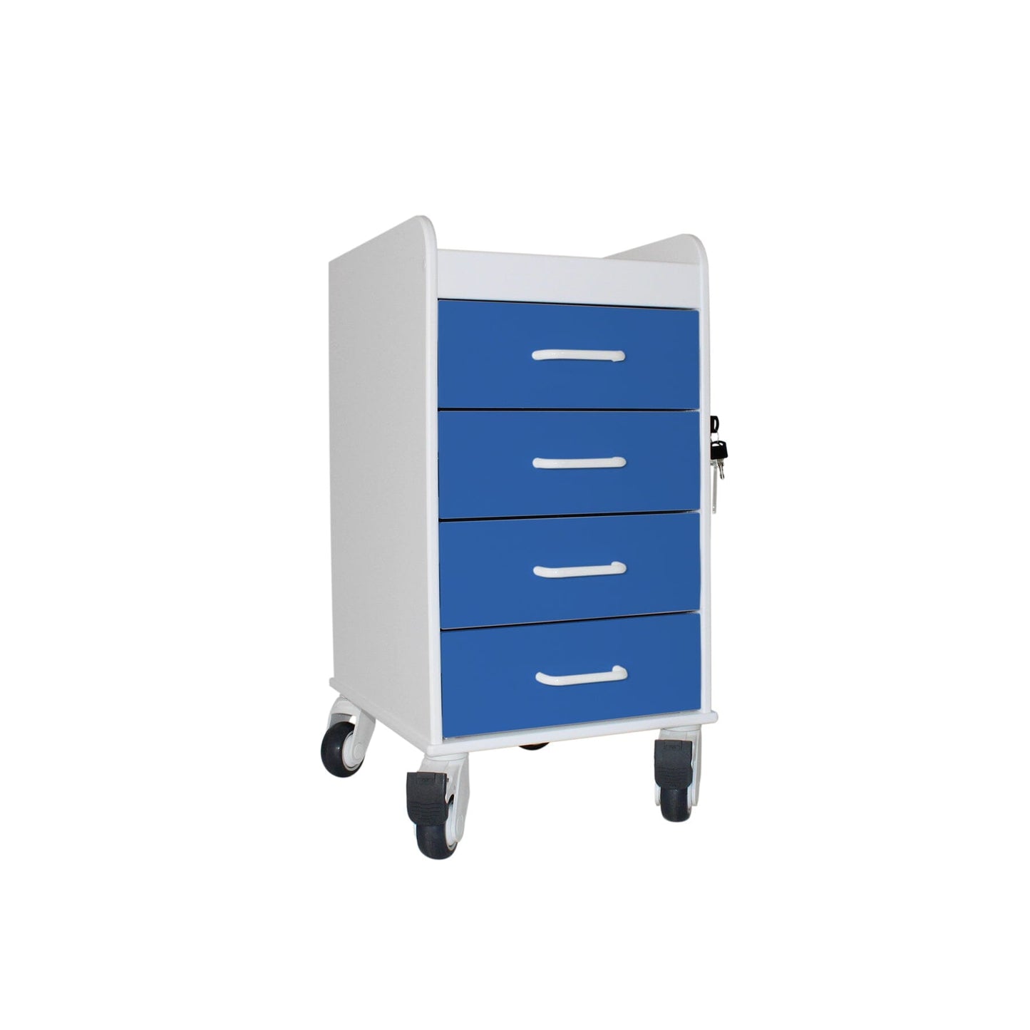 White Compact Cart Procedure/Bedside Carts TrippNT