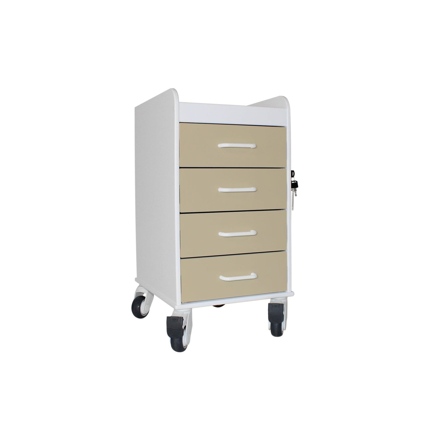 White Compact Cart Procedure/Bedside Carts TrippNT