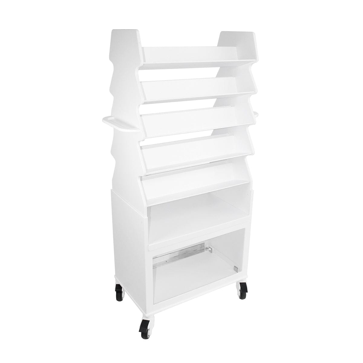 Tall Extra Wide Slanted Suture Cart Procedure/Bedside Carts TrippNT