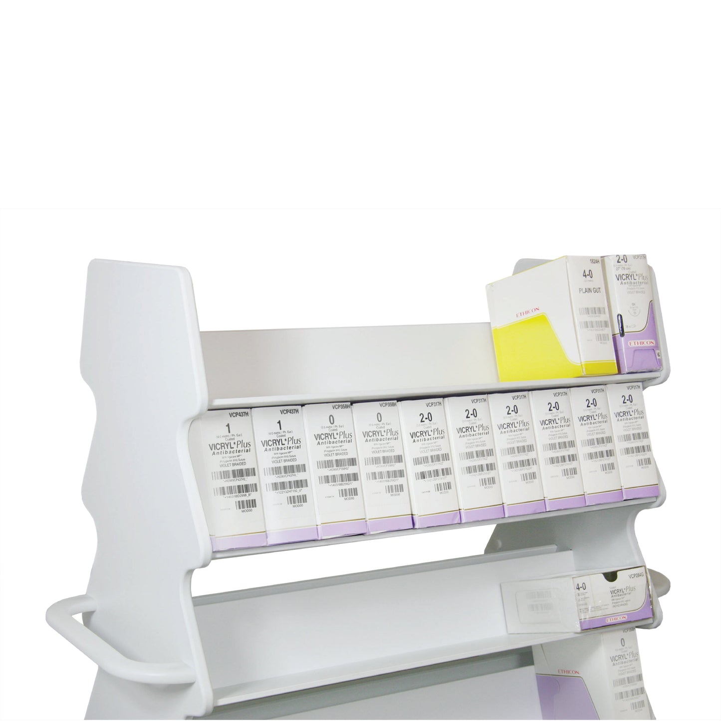 Tall Extra Wide Slanted Suture Cart Procedure/Bedside Carts TrippNT