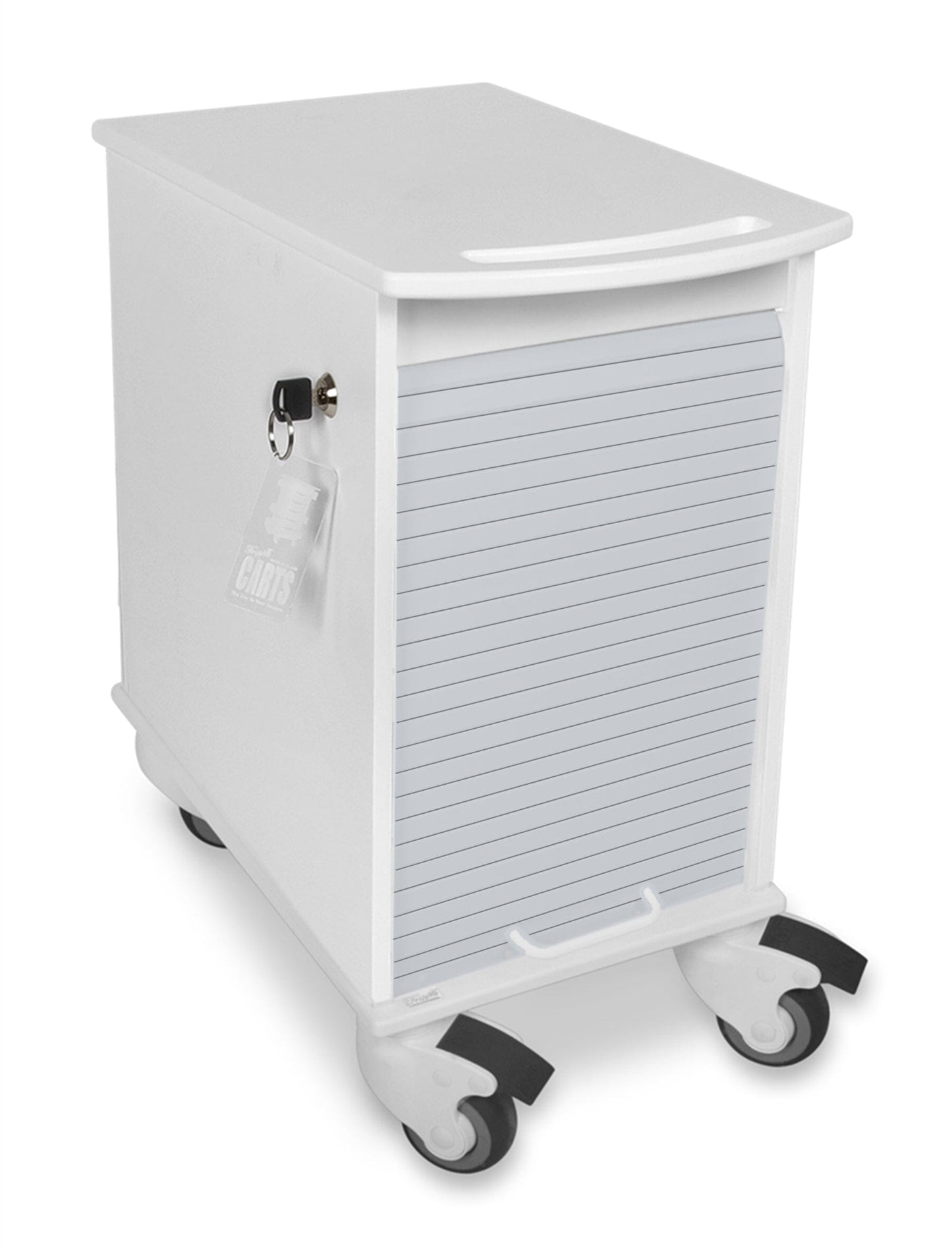 3 Shelf Narrow Locking Cart Procedure/Bedside Carts TrippNT