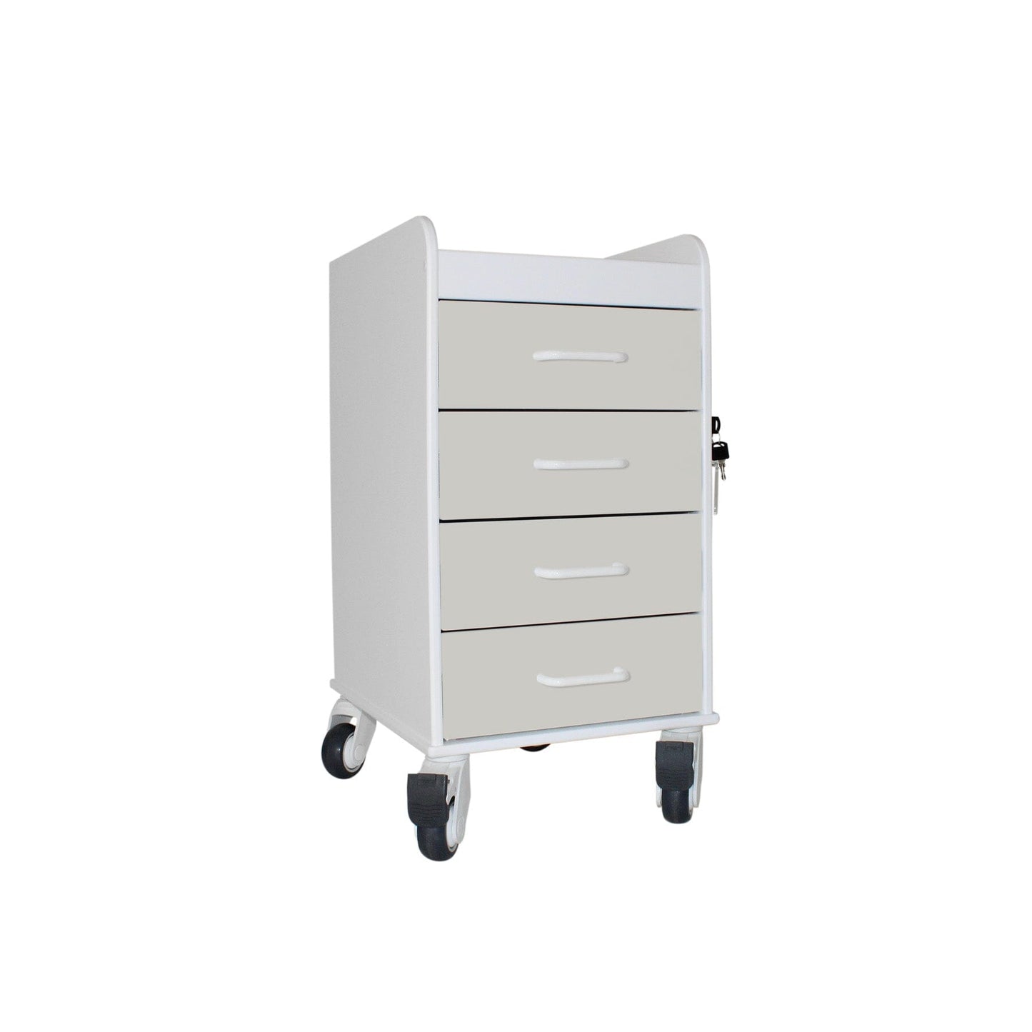 White Compact Cart Procedure/Bedside Carts TrippNT