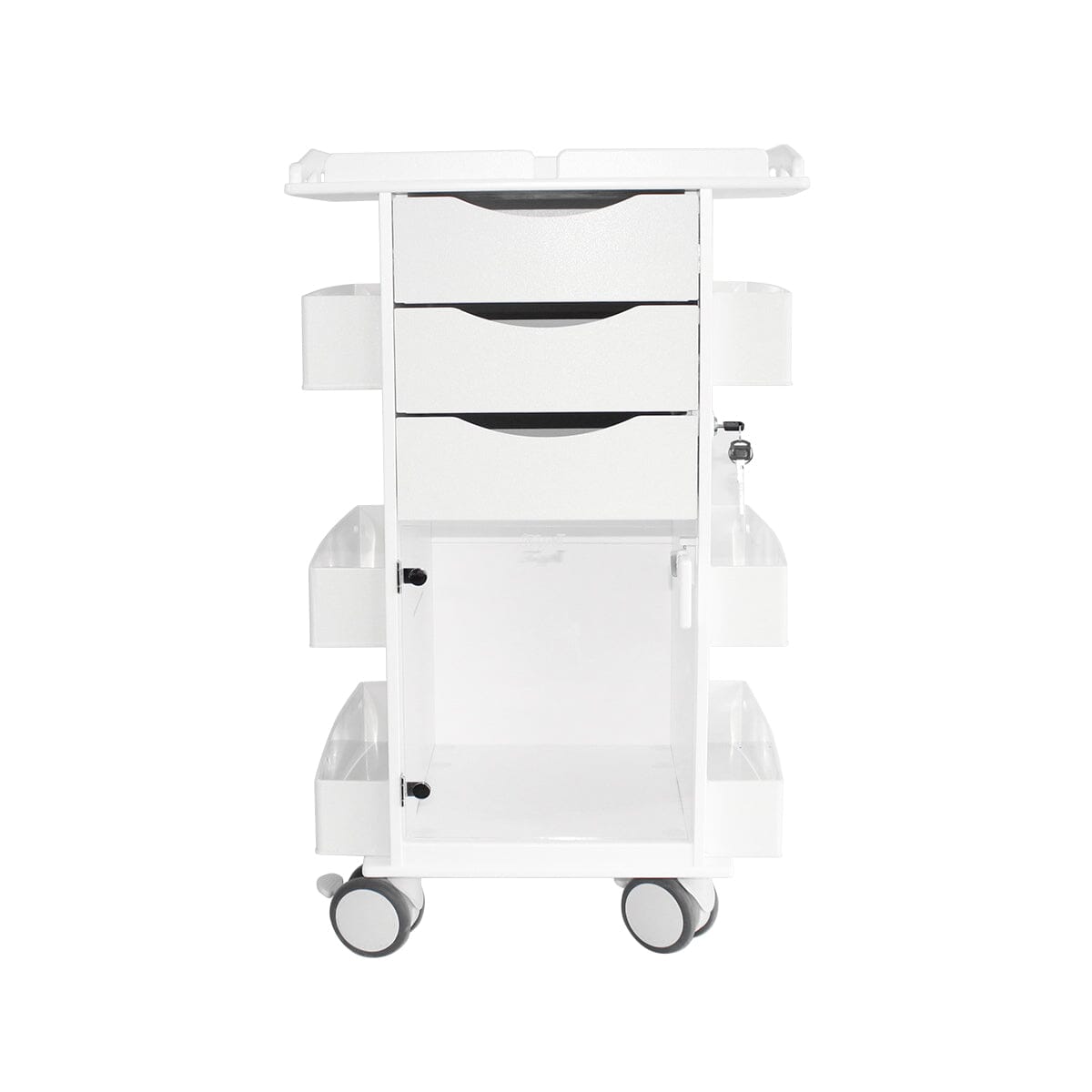 Core DX Cart with Hinged Door and Railtop Procedure/Bedside Carts TrippNT