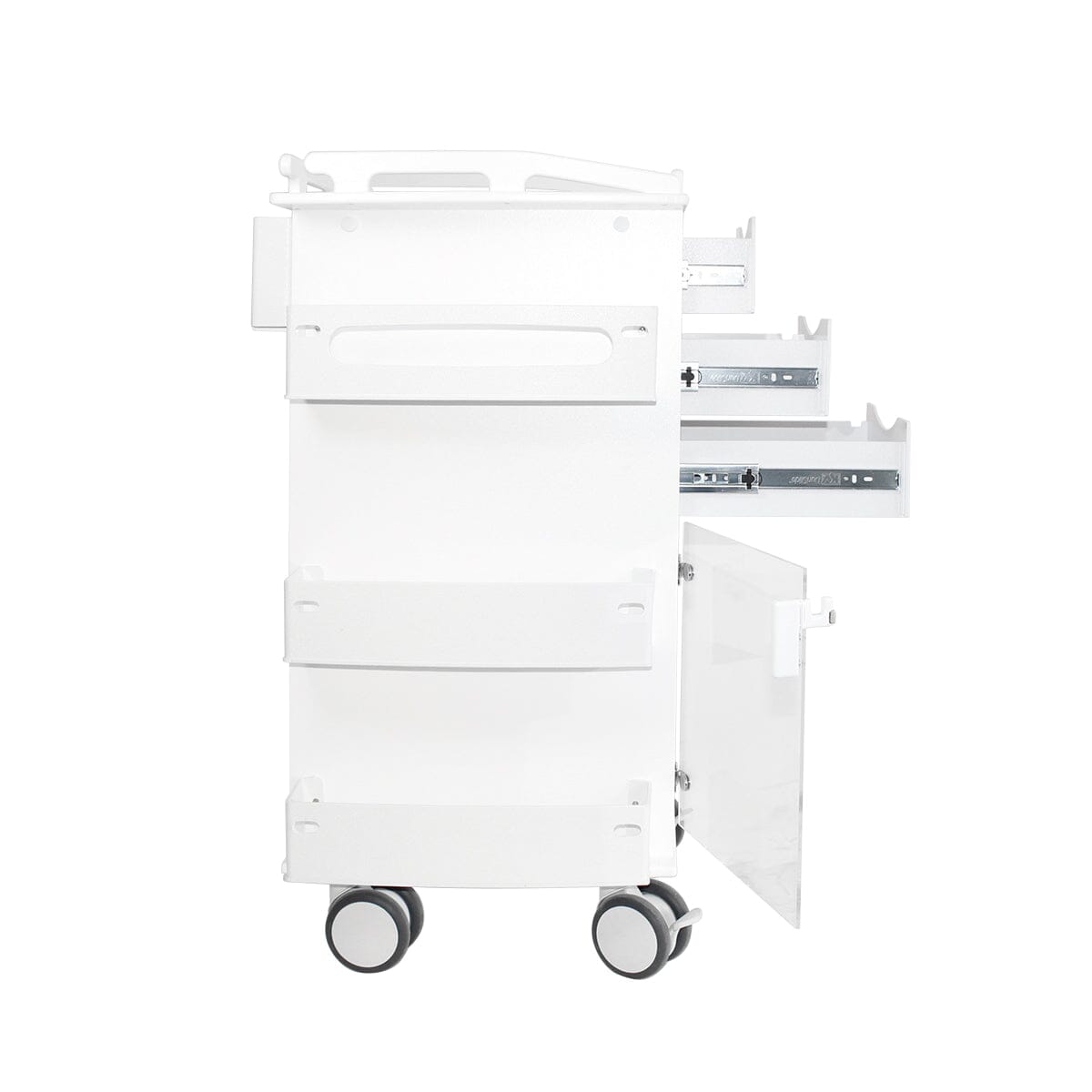 Core DX Cart with Hinged Door and Railtop Procedure/Bedside Carts TrippNT