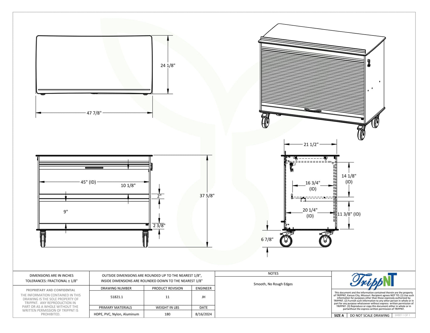 MRI Cayman Lab Island Cart MRI Safe TrippNT