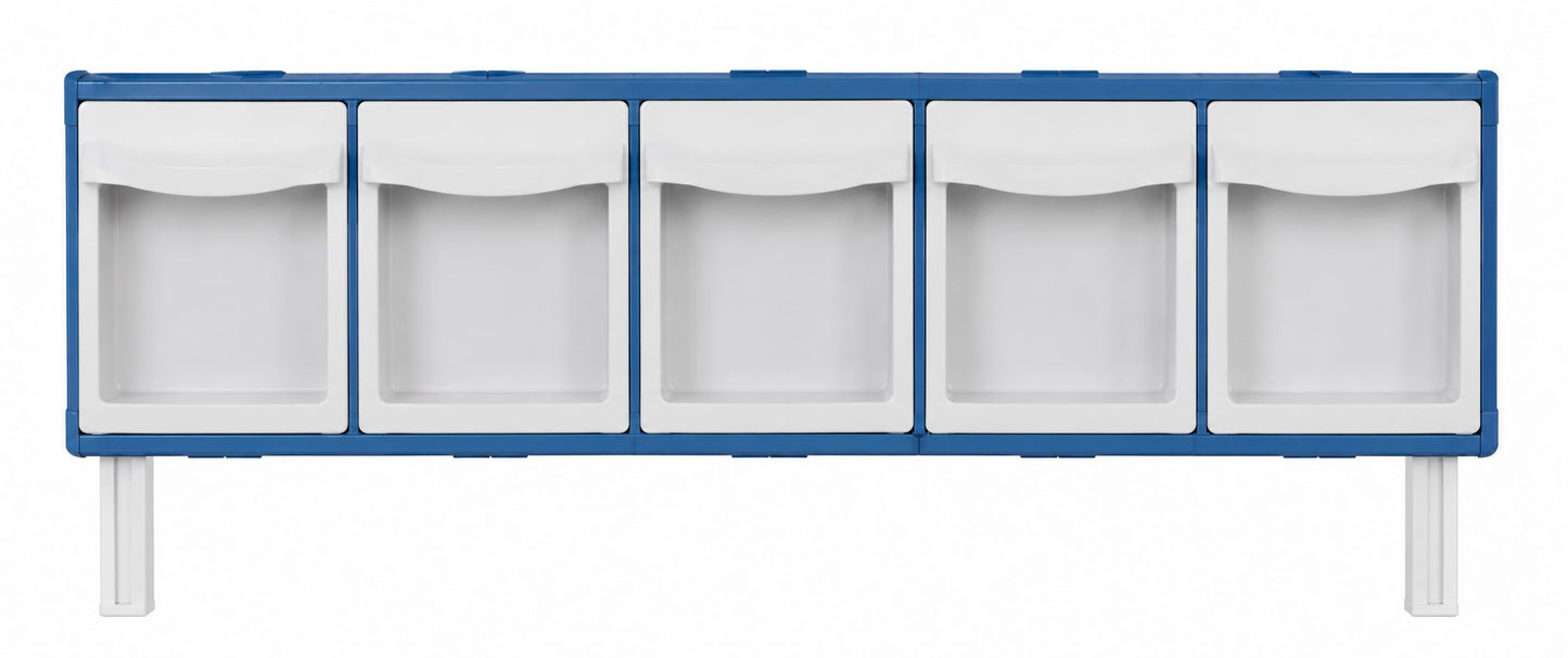 Large Tilt Bin Organizer Acart Equipment Blue