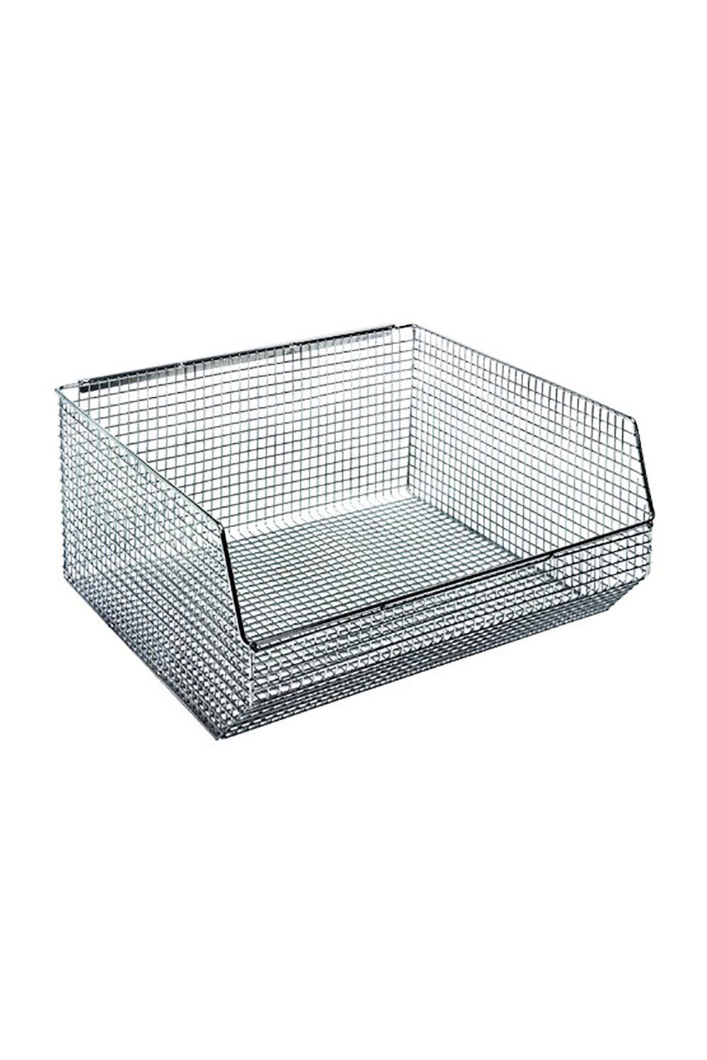 Mesh Stack and Hang Bin Bins & Containers Acart 14-1/2"L x 16-1/4"W x 7"H Black