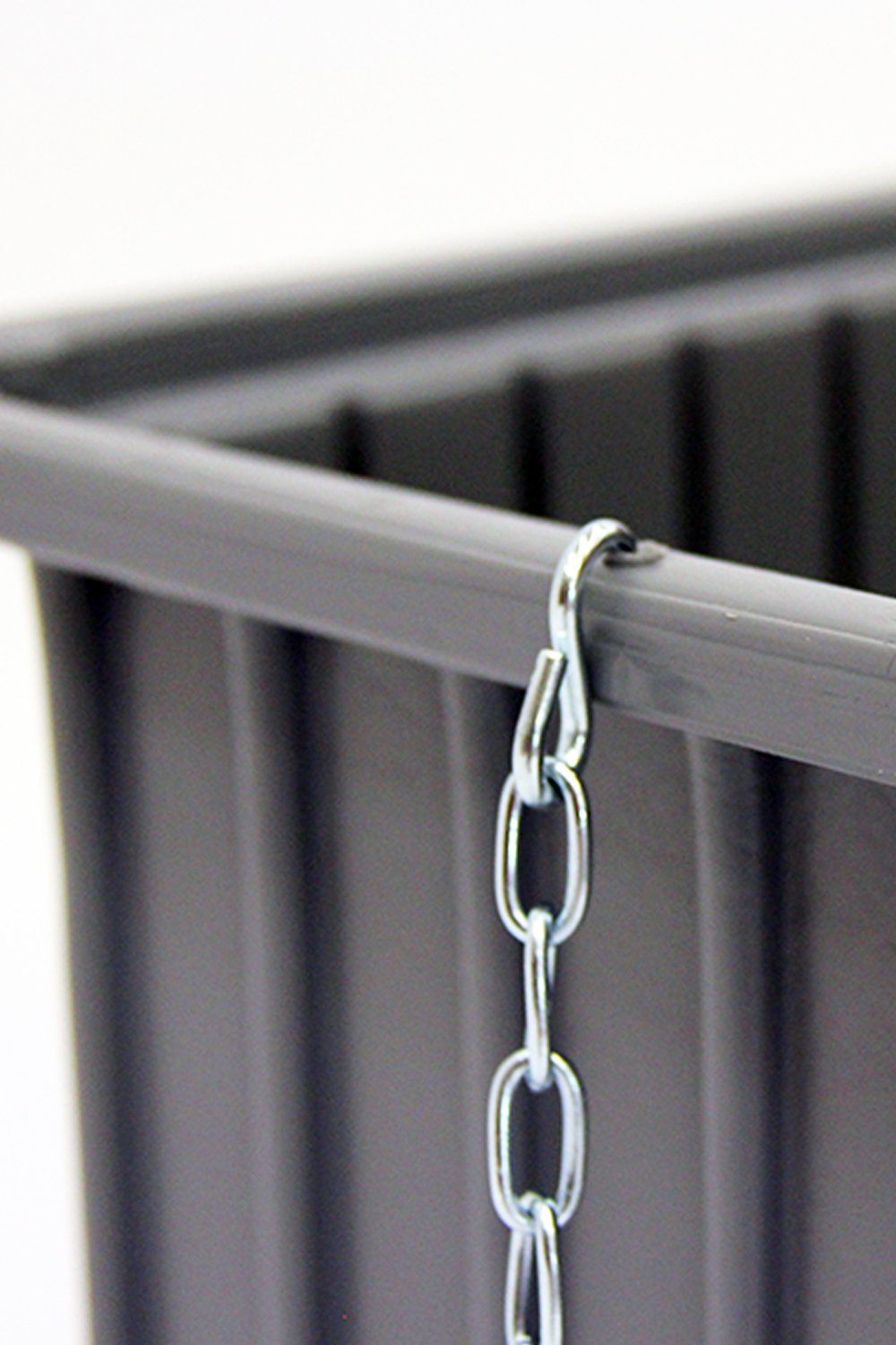 Tote, Plastic, Chain, S-Hook Open Storage Acart