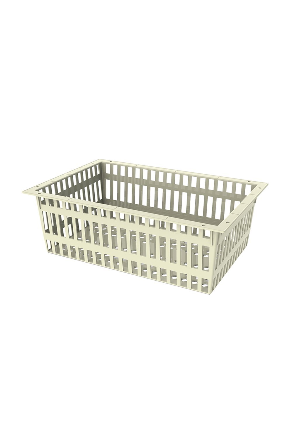 8"H Plastic Basket Open Storage Acart