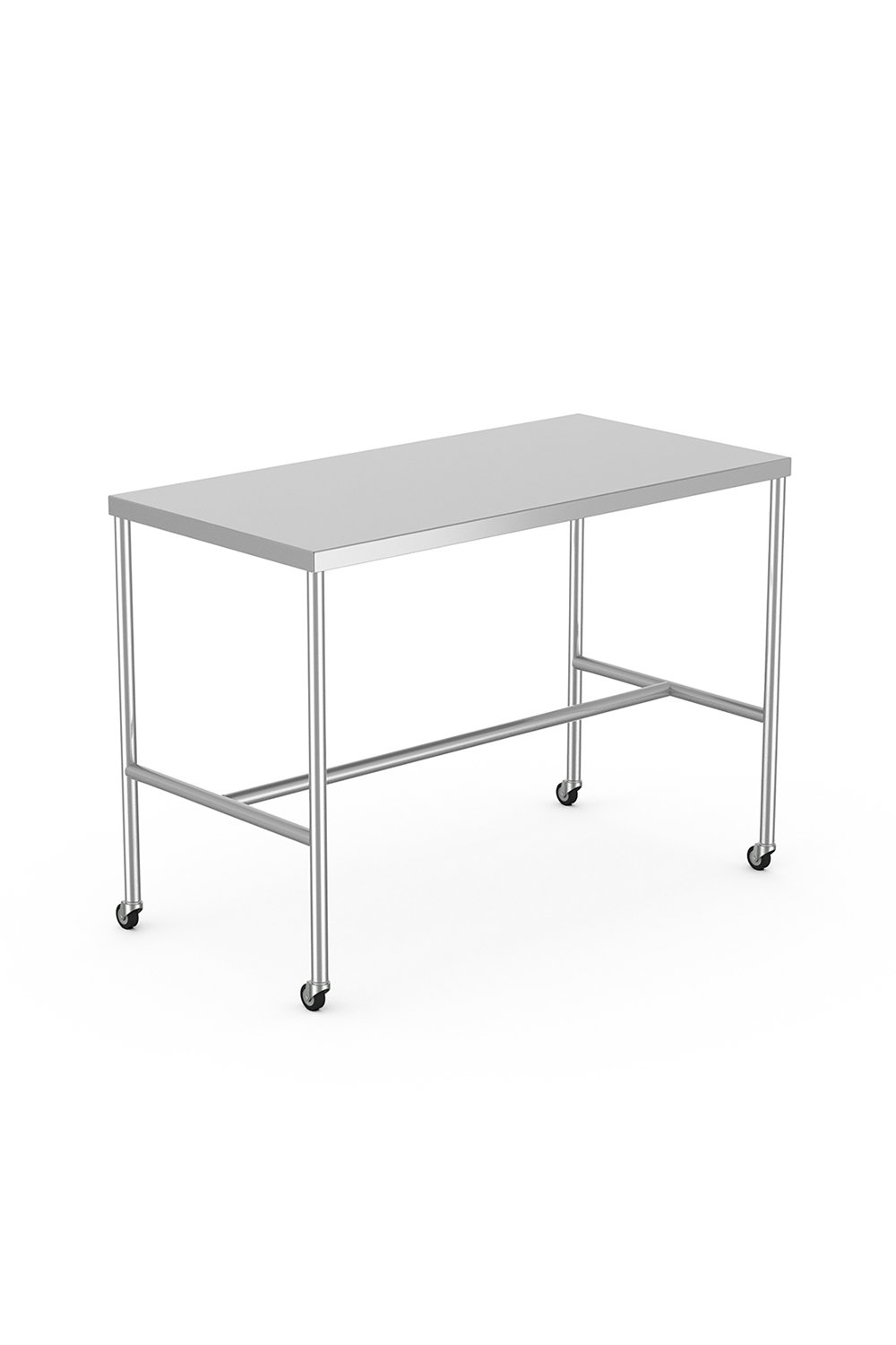 Stainless Steel Table Stainless Solutions Macmedical 24"D x 48"W x 34"H H-Brace