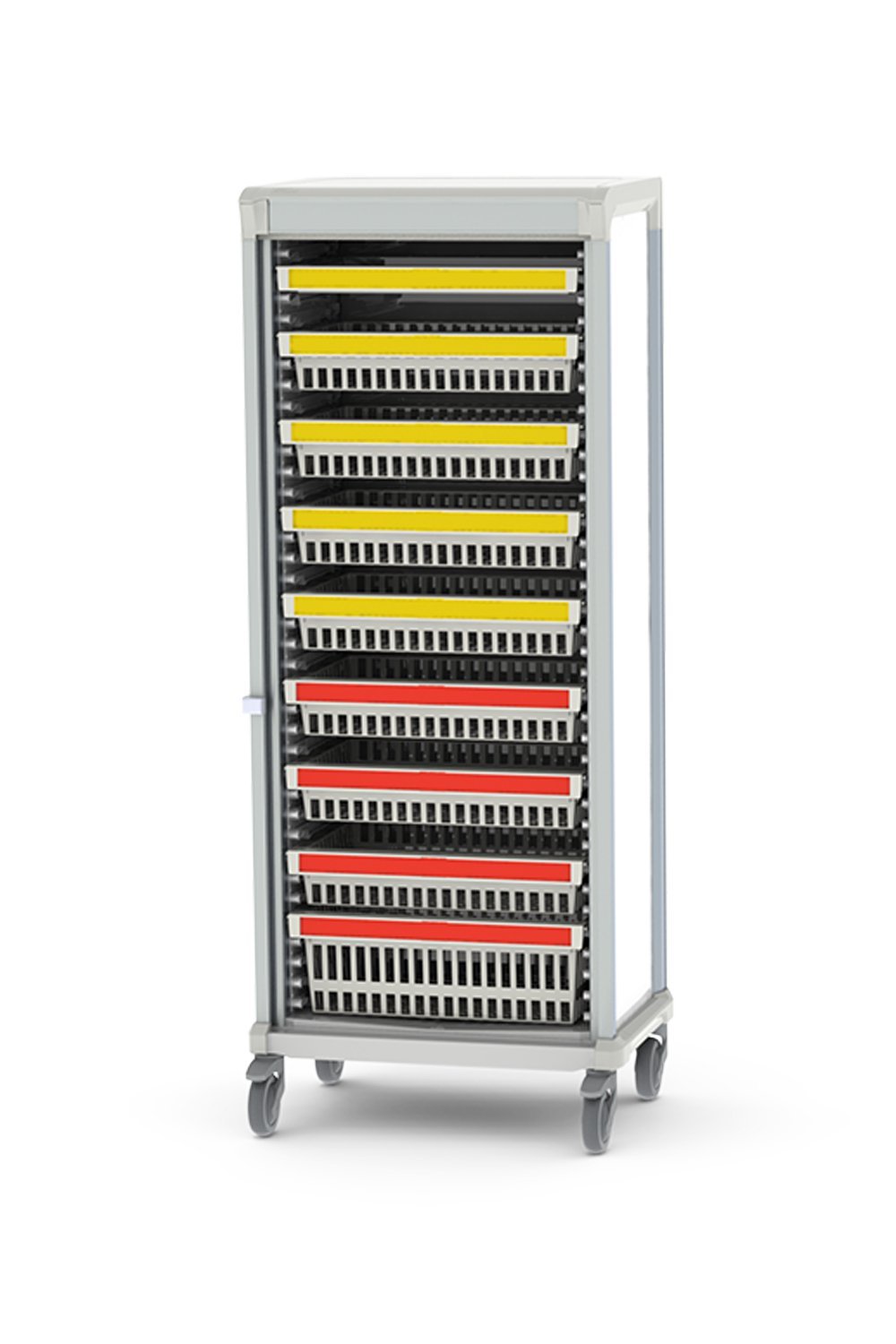 72"H Cart Enclosed Storage Pegasus 21"Dx30"W No Door