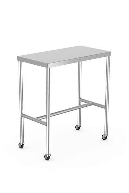 Stainless Steel Table Stainless Solutions Macmedical 16"D x 30"W x 34"H H-Brace 