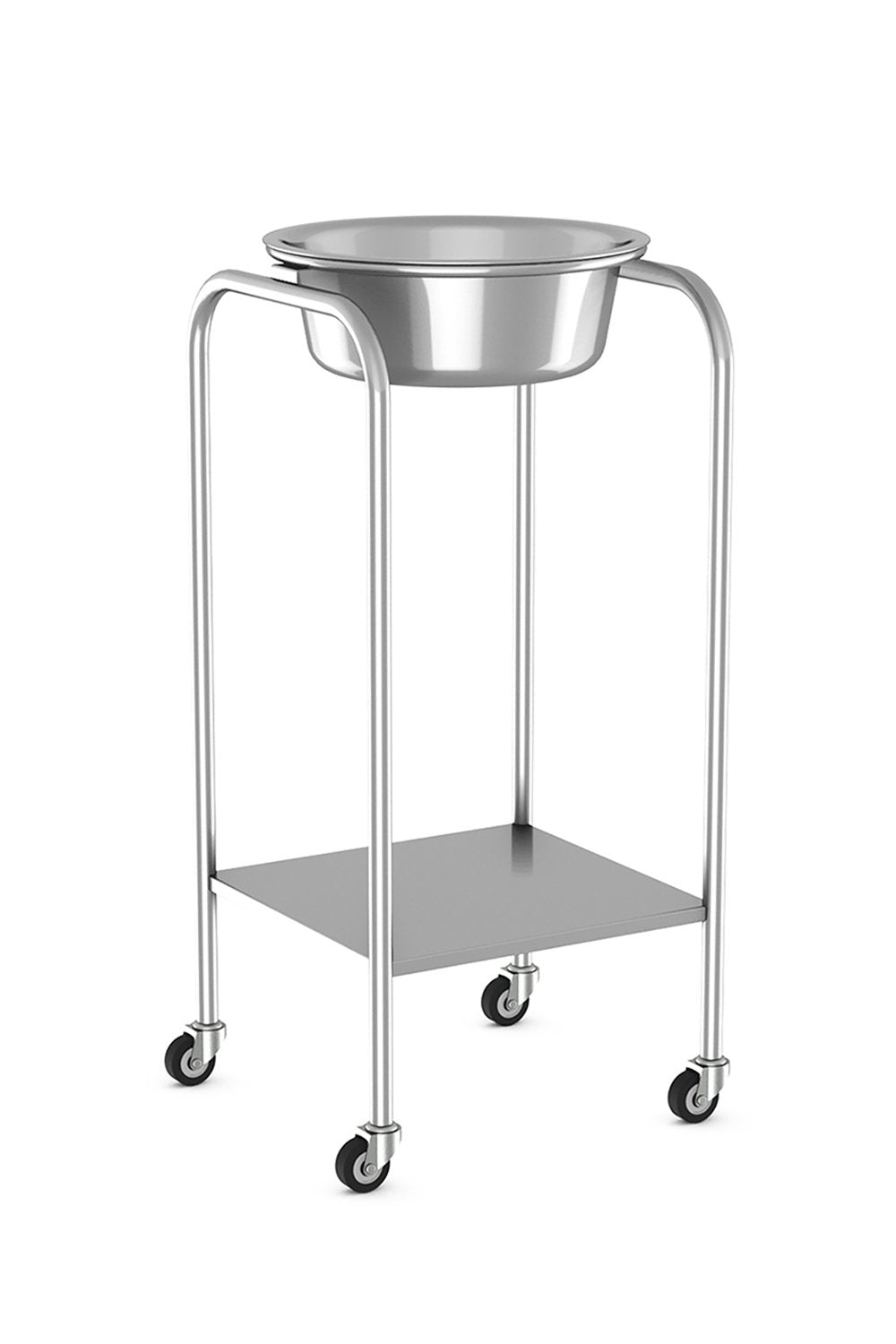 Solution Stand Stainless Solutions Acart 14"D x 14"W x 34"H 9-1/2 Quart Basin with Lower Shelf