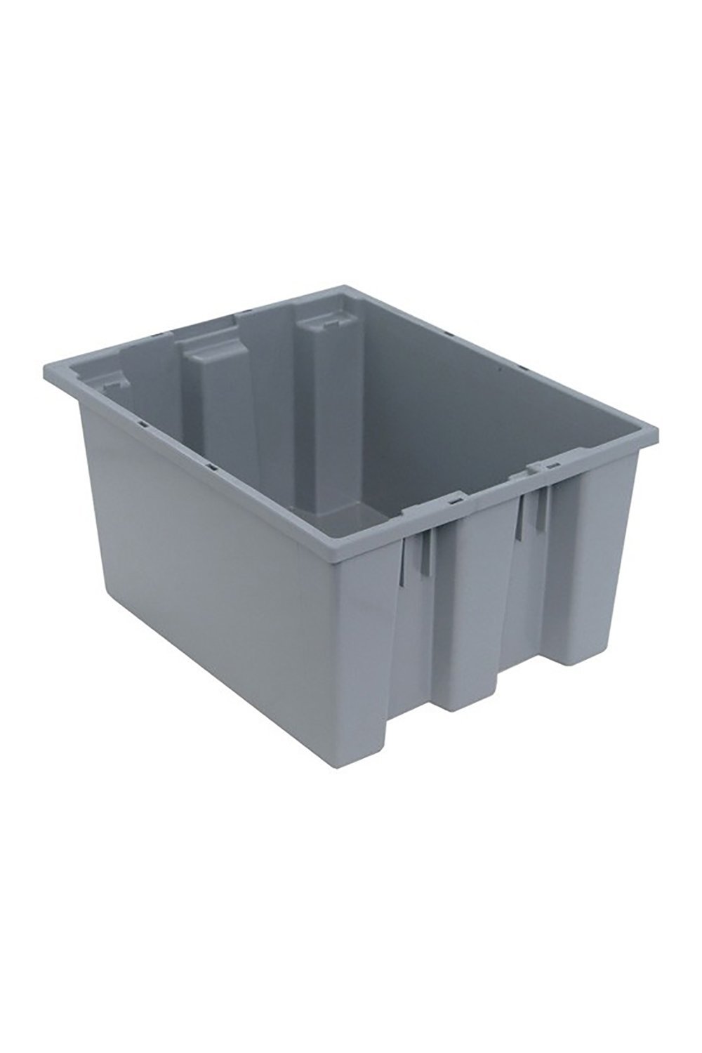 Stack and Nest Tote Bins & Containers Acart 19-1/2"L x 15-1/2"W x 10"H Gray