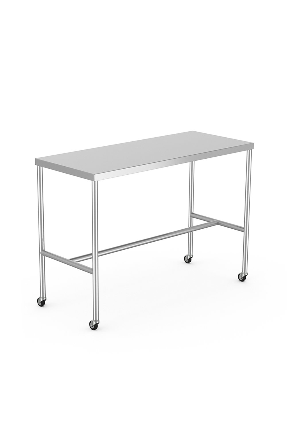 Stainless Steel Table Stainless Solutions Macmedical 20"D x 48"W x 34"H H-Brace