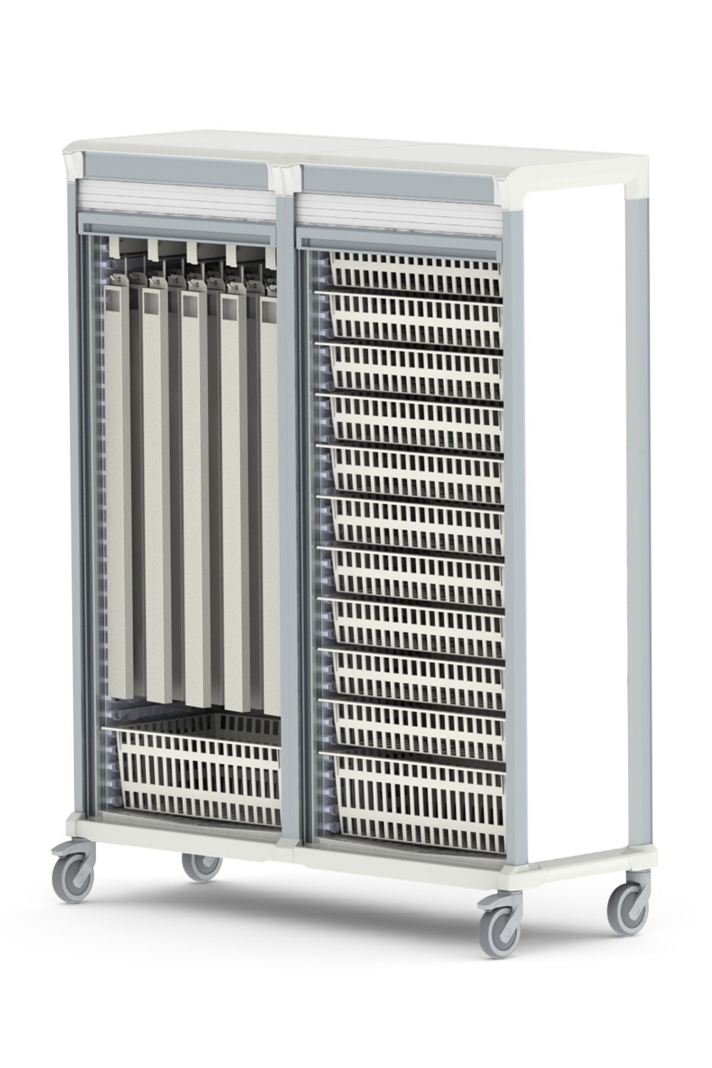 72"H Cart Enclosed Storage Pegasus