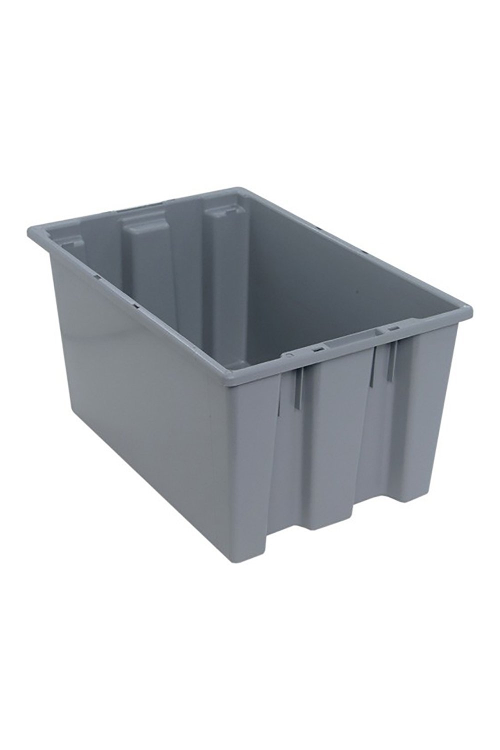 Stack and Nest Tote Bins & Containers Acart 23-1/2"L x 15-1/2"W x 12"H Gray