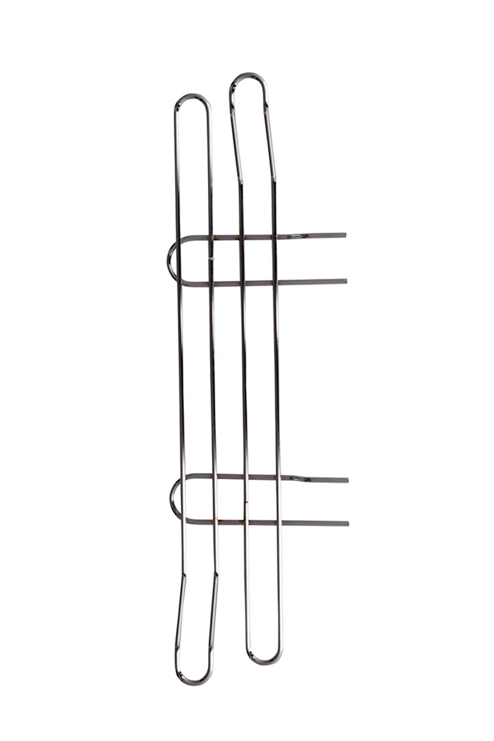 Side/Back Ledge Open Storage Acart 18" x 1" Chrome Steel