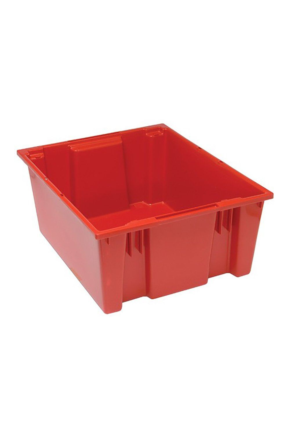 Stack and Nest Tote Bins & Containers Acart 23-1/2"L x 19-1/2"W x 10"H Red