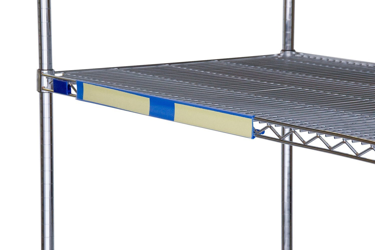 Label Holder, Shelf-Length Open Storage Acart 48" Blue
