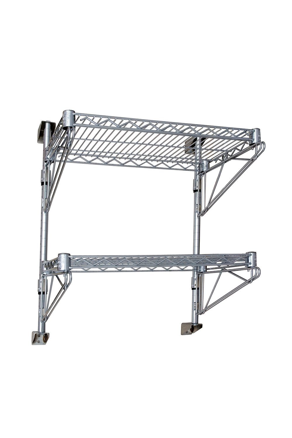 Wall-Mount Wire Shelving Open Storage Acart 18" x 48" x 24" 2.0