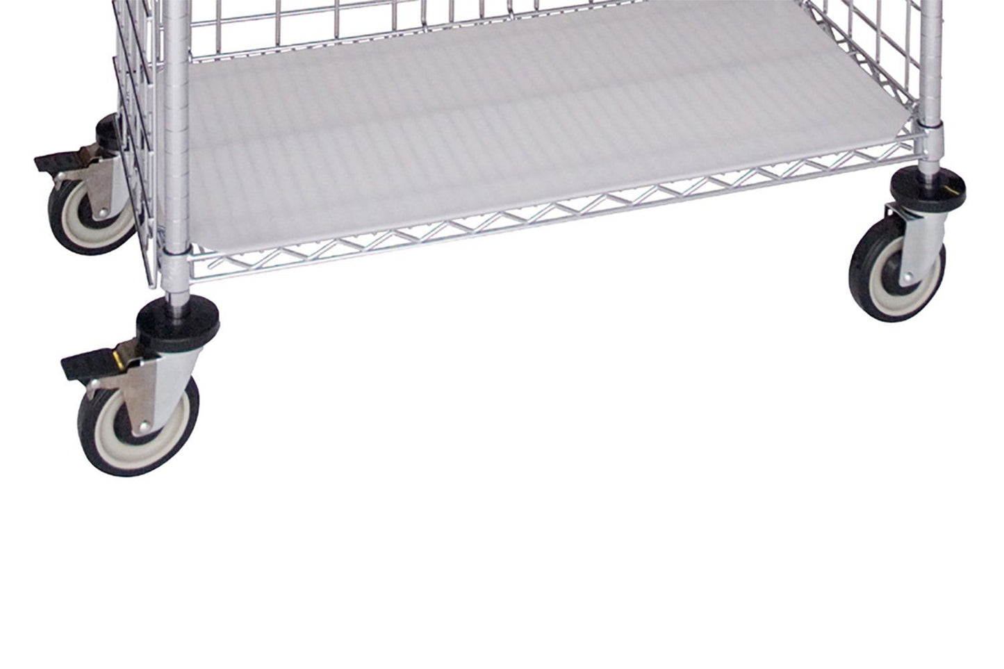 Shelf Cover Open Storage Acart 18" x 60" White plastic