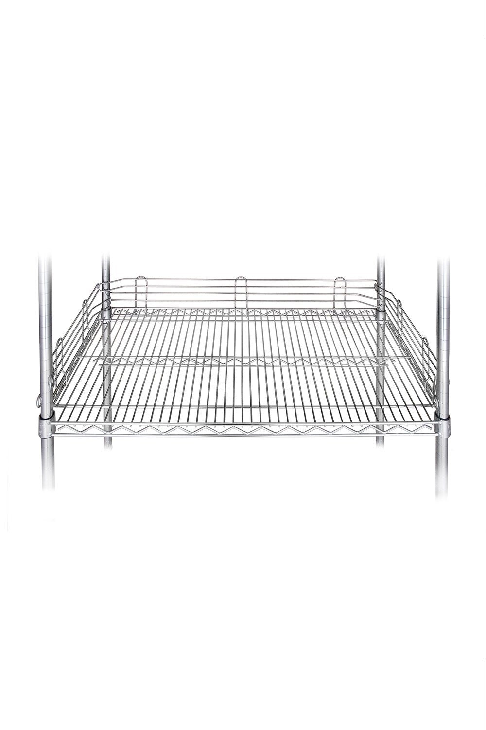 Side/Back Ledge Open Storage Acart