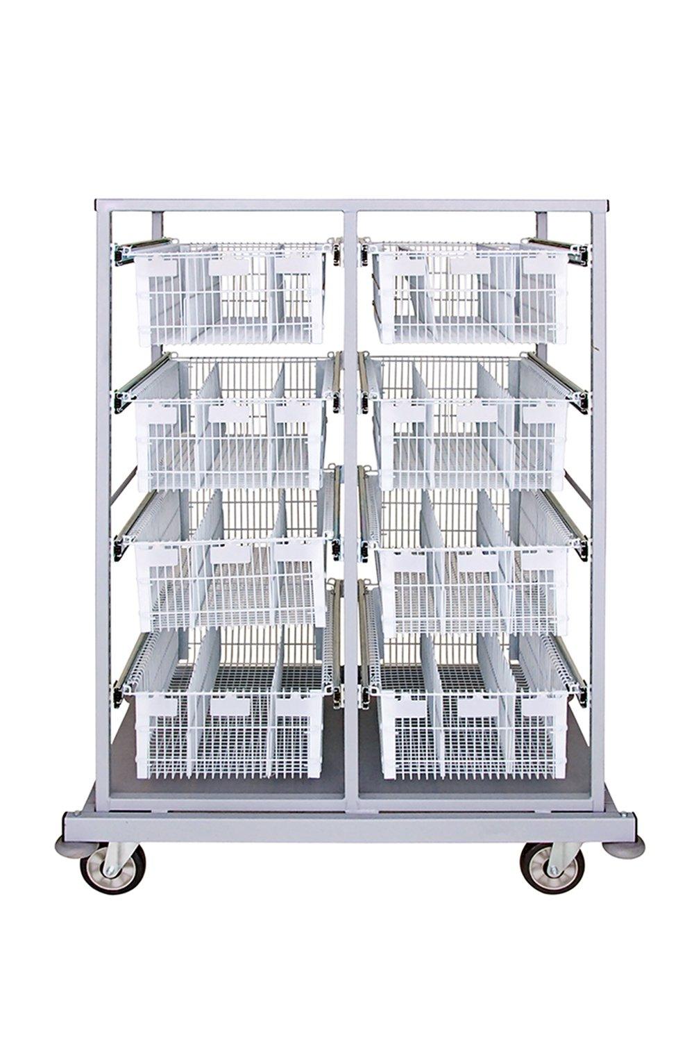 Par Cart, Medium, Double, Empty Open Storage Acart 