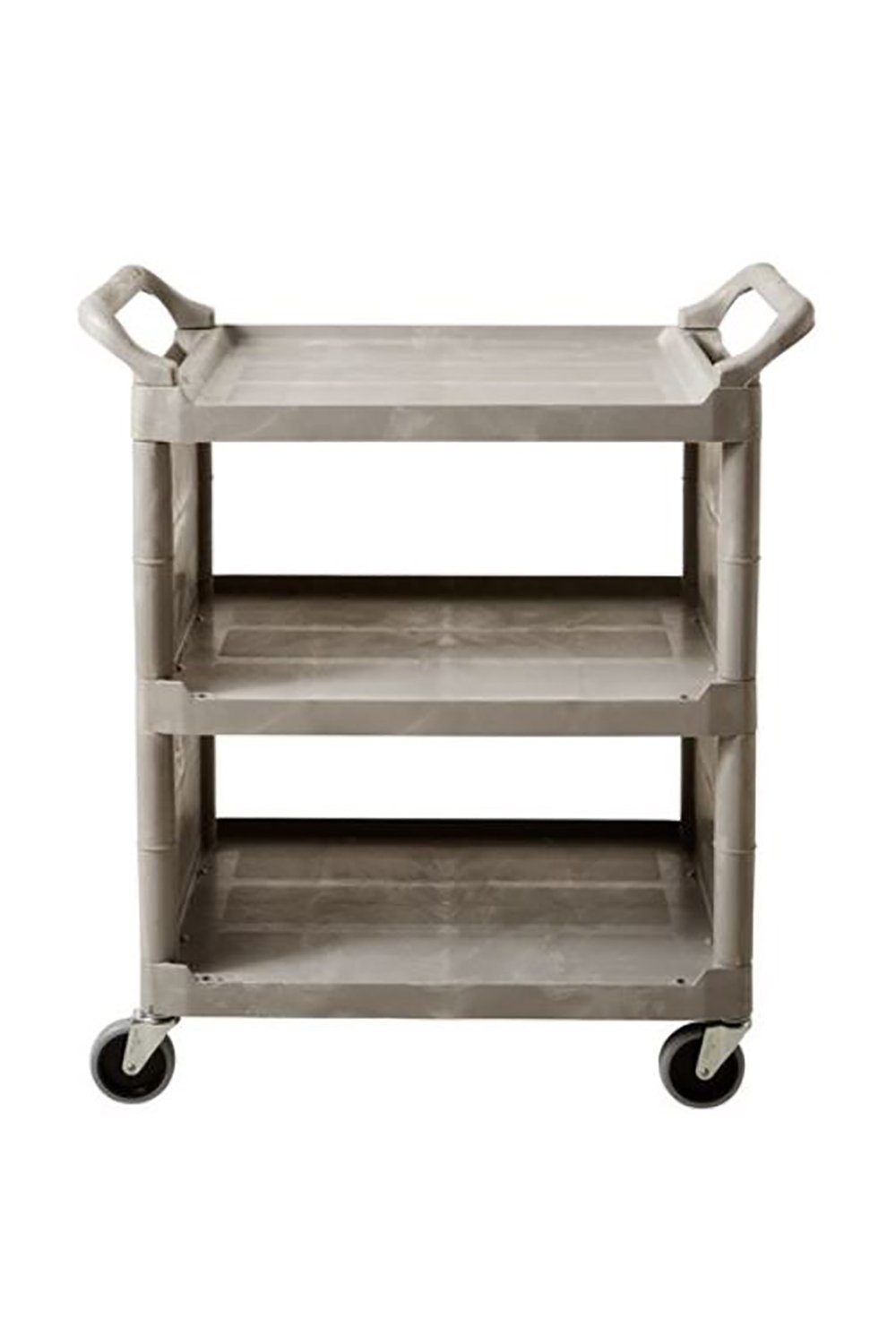 Service Cart With Lockable Doors Transport & Utility Carts Rubbermaid 18"D x 31"W x 37.5"H Lockable Doors, Sliding Drawer Platinum