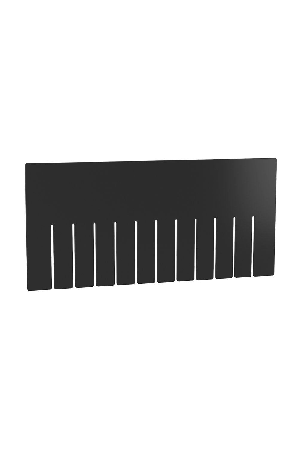 Dividable Grid Container Short Divider Bins & Containers Acart 15-3/4"L x 7-1/2"H Black