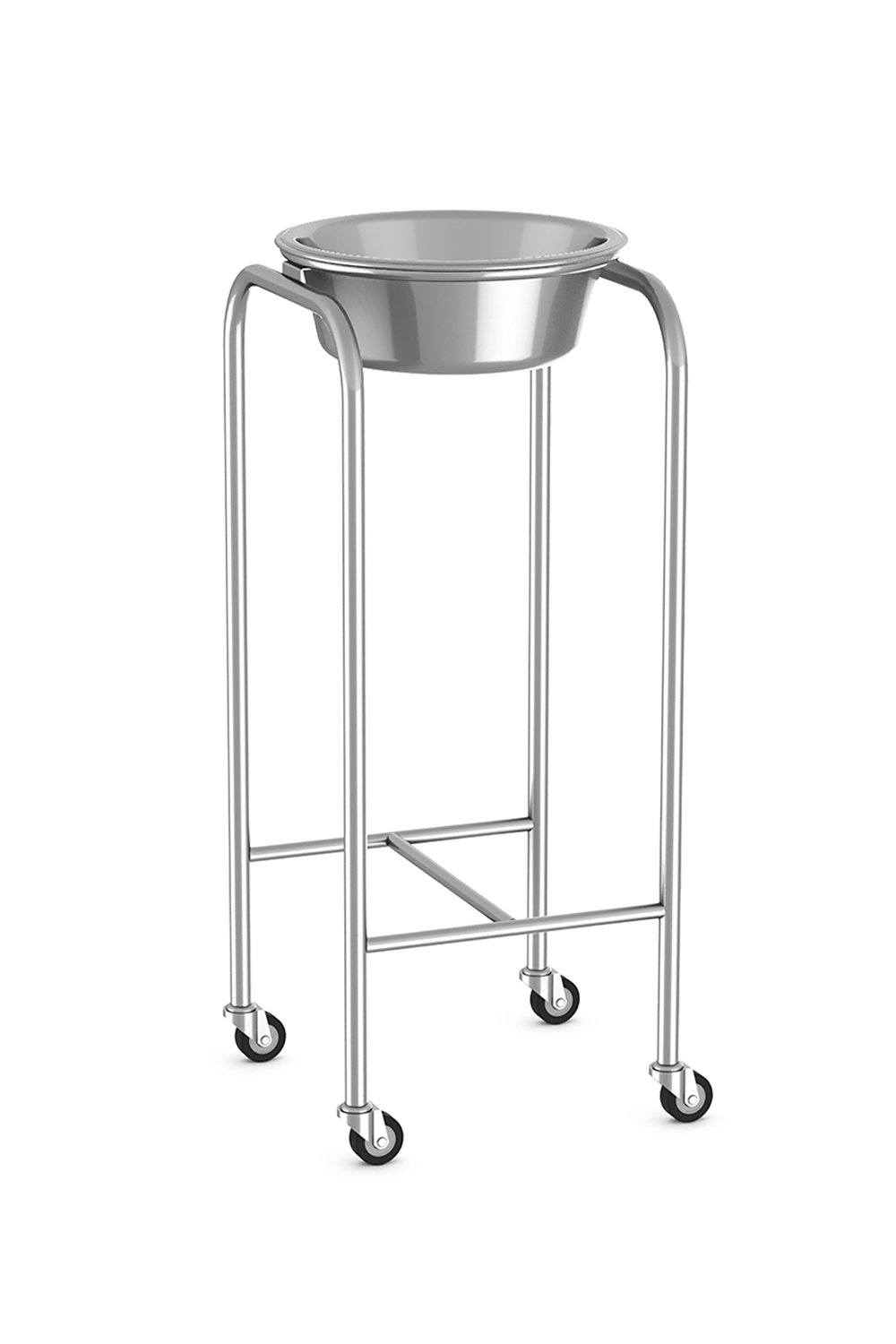 Solution Stand Stainless Solutions Acart 14"W x 14"D x 34"H 7 Quart Basin with H Brace