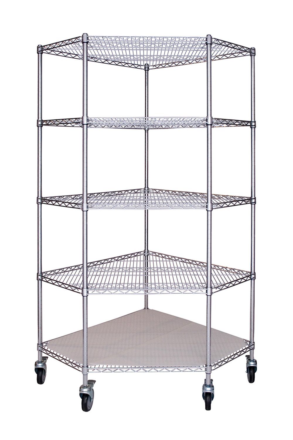 Corner Wire Shelving Units Open Storage Acart