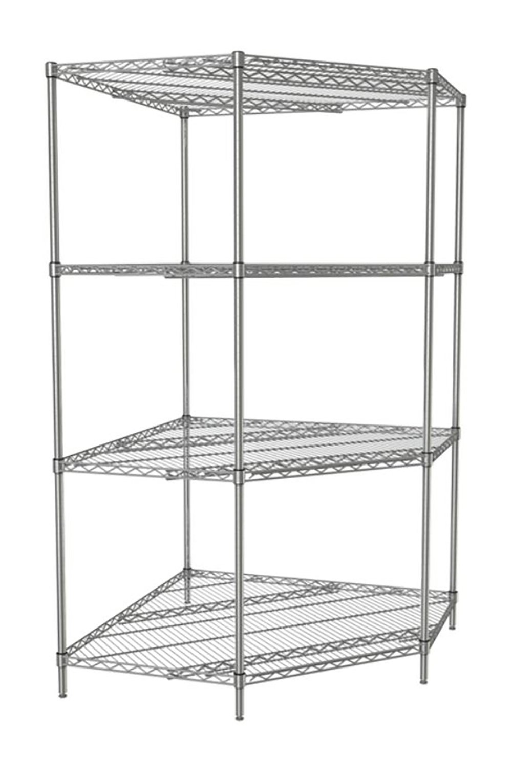 Corner Wire Shelving Units Open Storage Acart