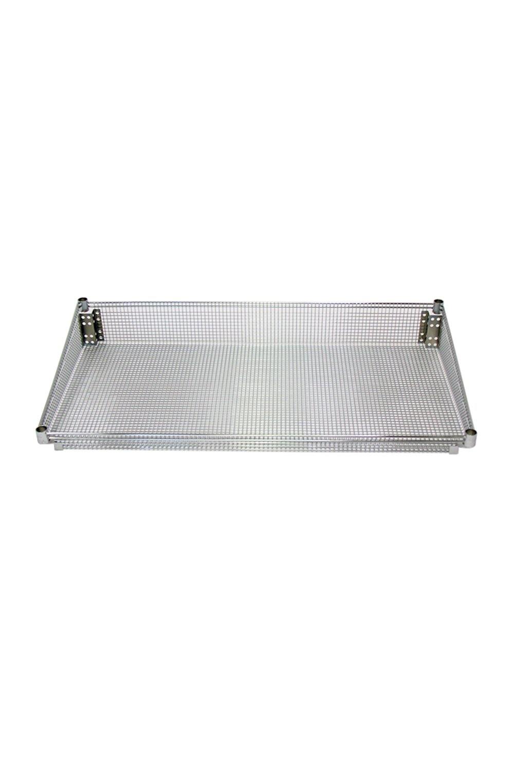 Basket 24"D, post mount Open Storage Acart 24"D x 48"W x 7"H
