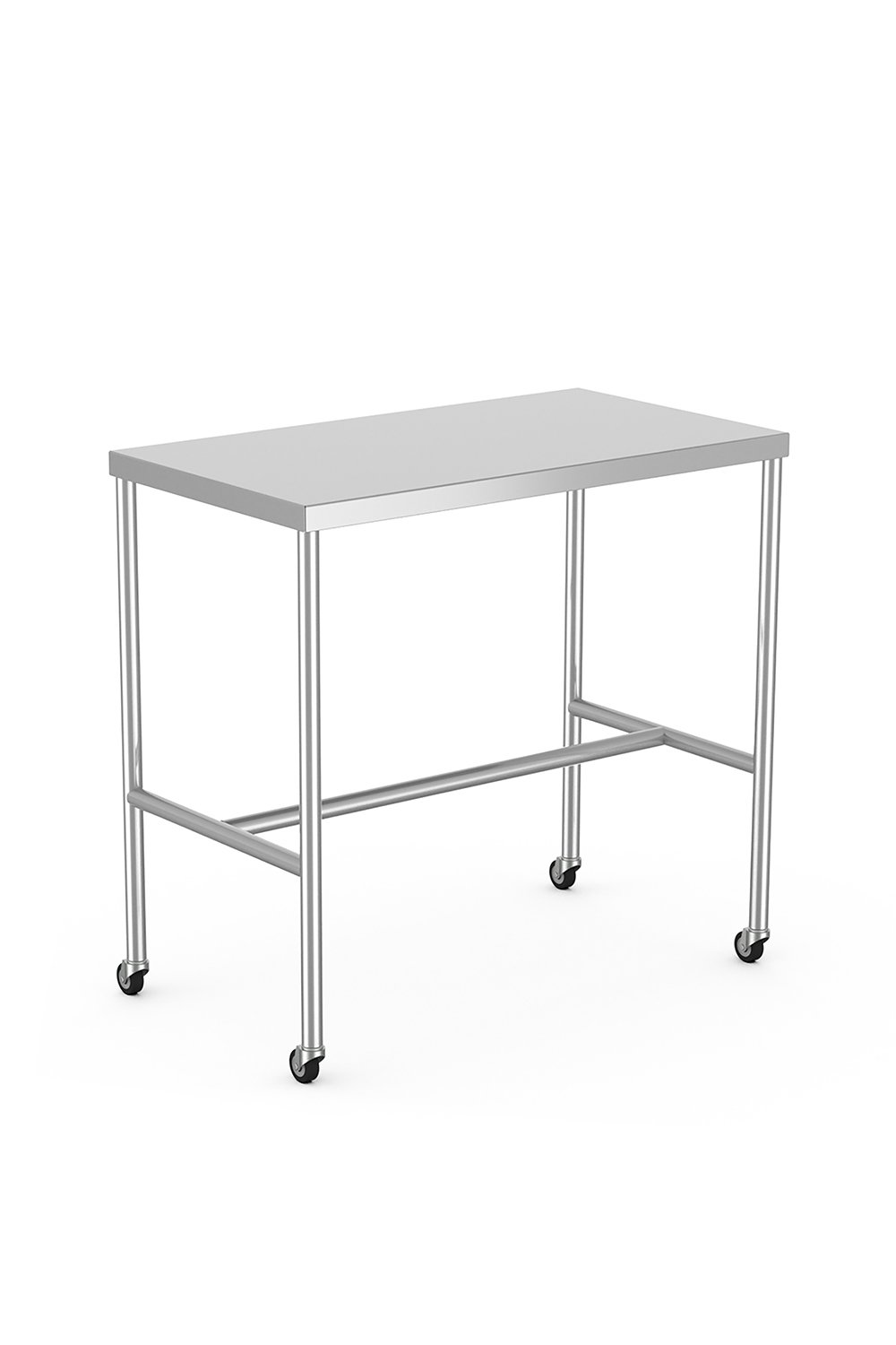 Stainless Steel Table Stainless Solutions Macmedical 20"D x 36"WW x 34"H H-Brace