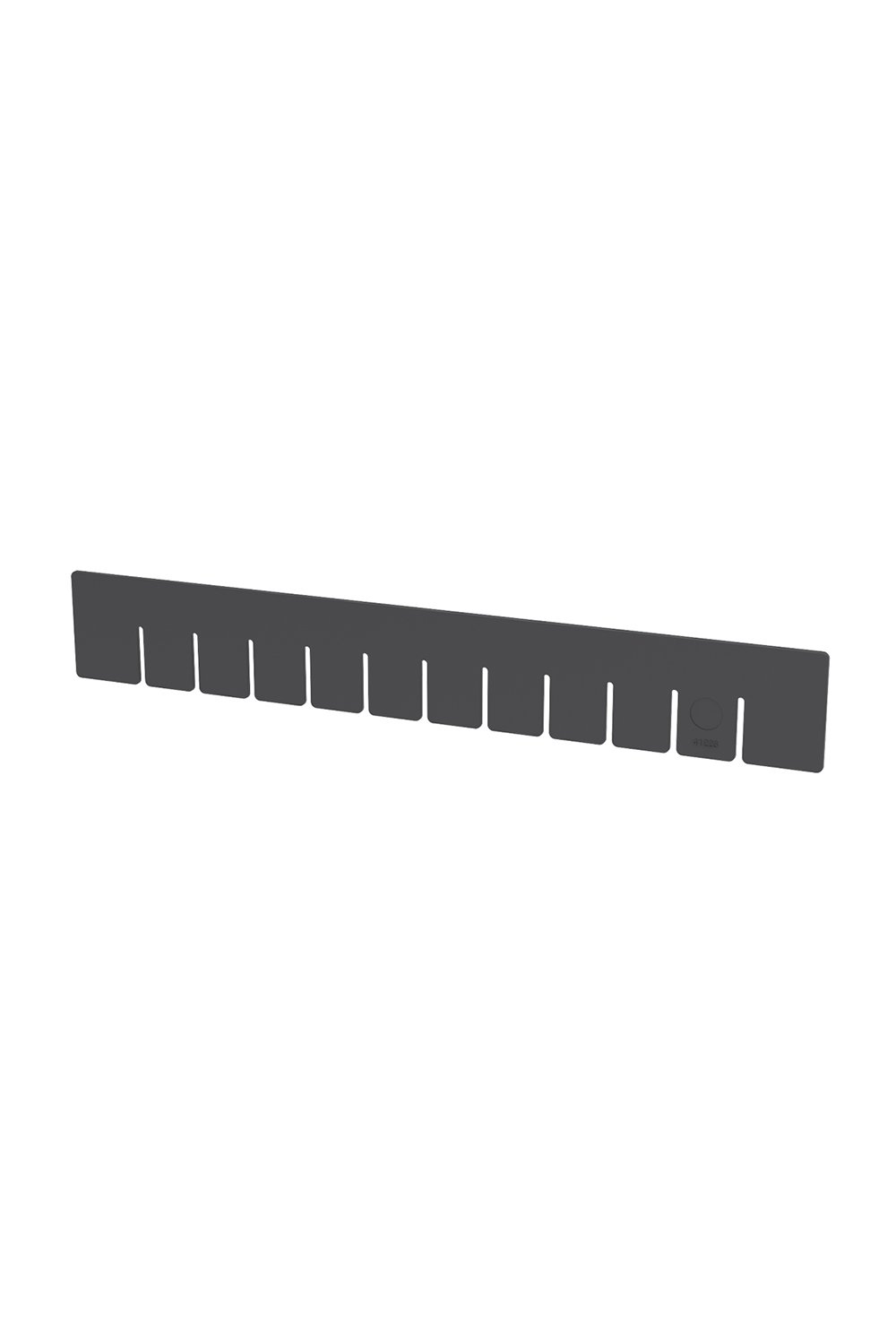 Dividable Grid Container Short Divider Bins & Containers Acart 15-3/4 "L x 2-1/2"H Black