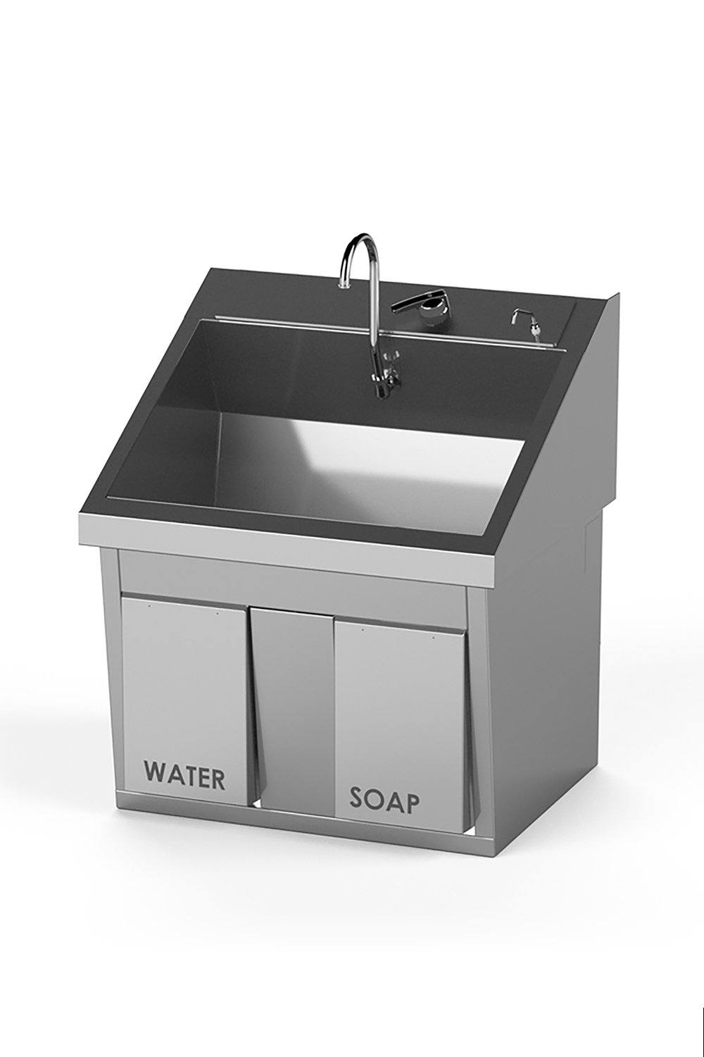 Scrub Sink Stainless Solutions Macmedical