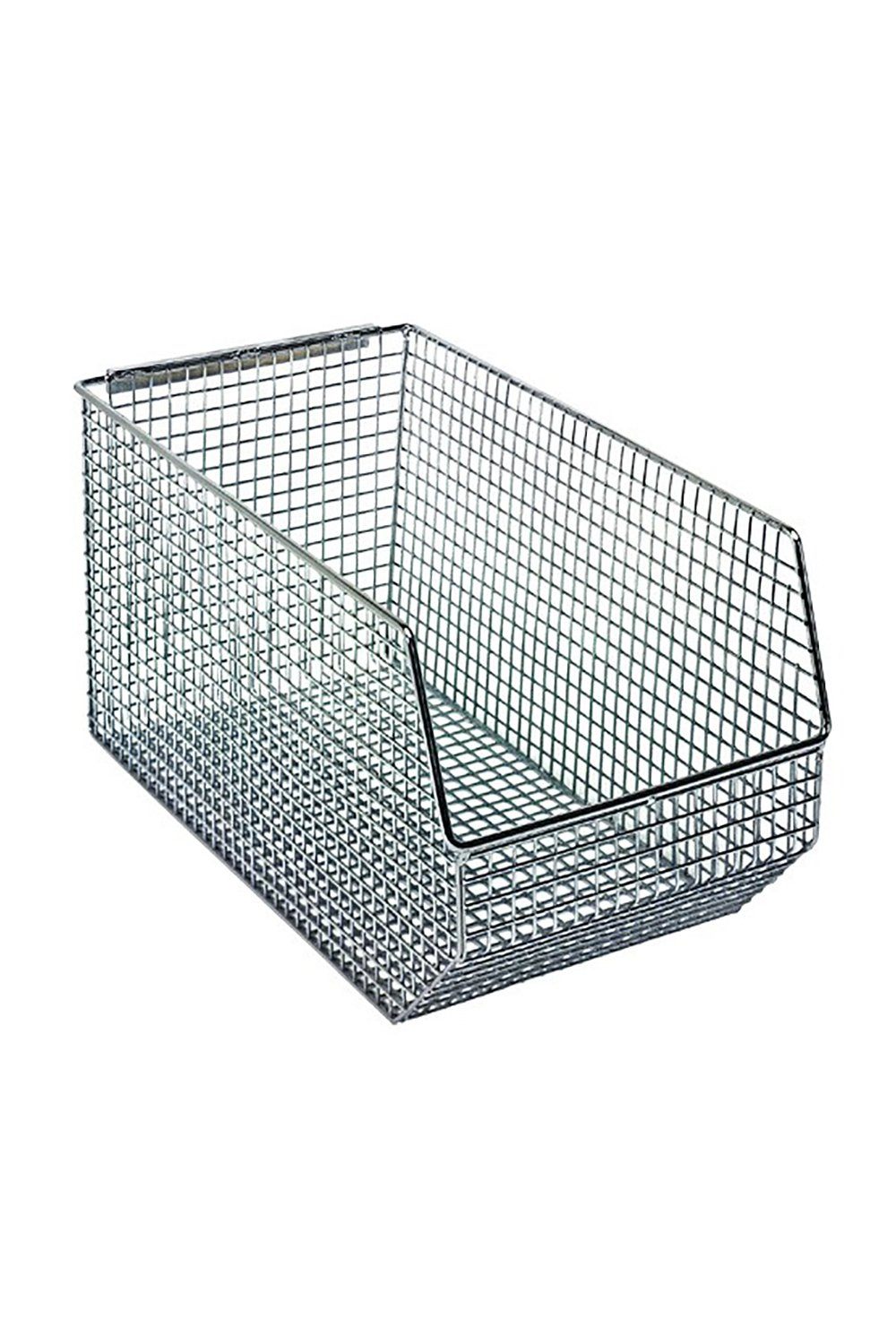 Mesh Stack and Hang Bin Bins & Containers Acart 14-1/2"L x 8"W x 7"H Black