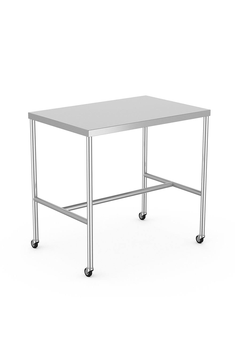 Stainless Steel Table Stainless Solutions Macmedical 24"D x 36"W x 34"H H-Brace
