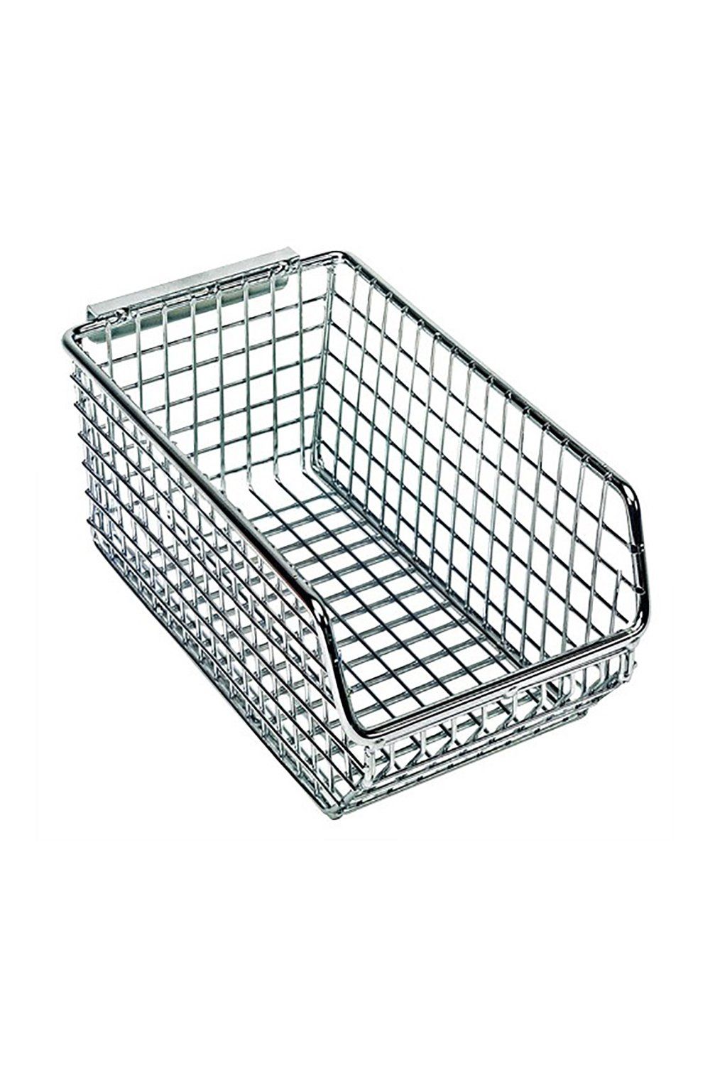Mesh Stack and Hang Bin Bins & Containers Acart 7-1/4"L x 4-1/4"W x 3"H Black