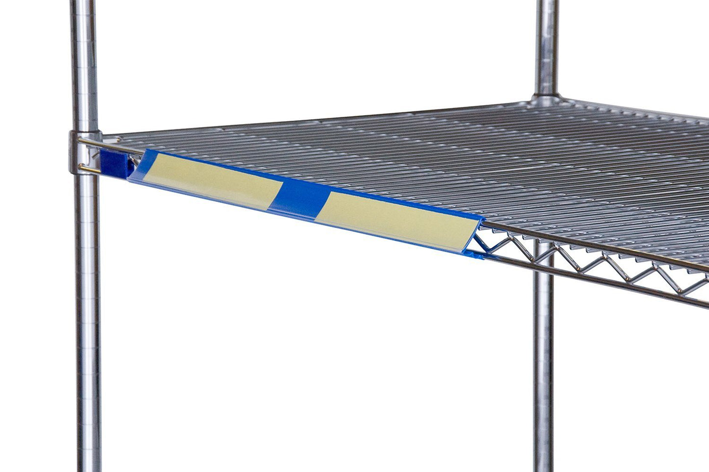 Label Holder, Shelf-Length Open Storage Acart 72" Blue