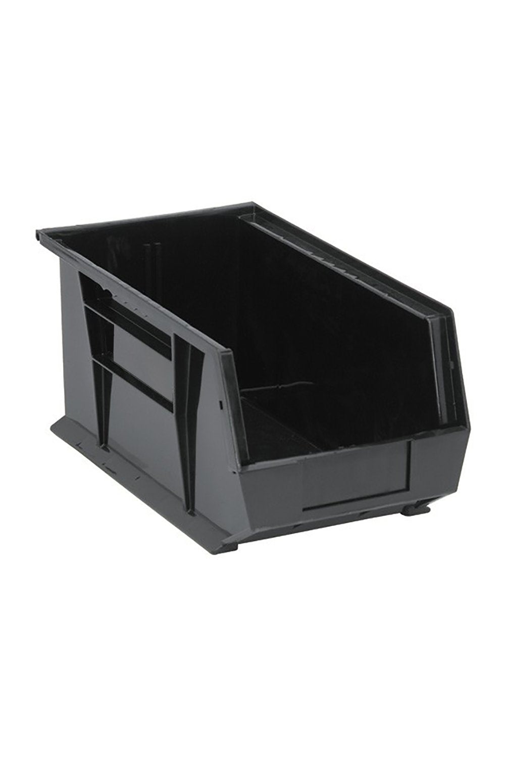 Recycled Ultra Hang and Stack Bin Bins & Containers Acart 14-3/4"L x 8-1/4"W x 7"H Black