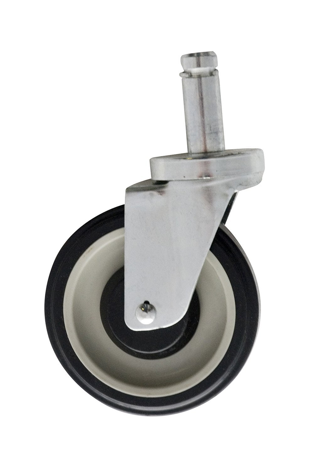 Caster, Stem, 5" Swivel Open Storage Acart