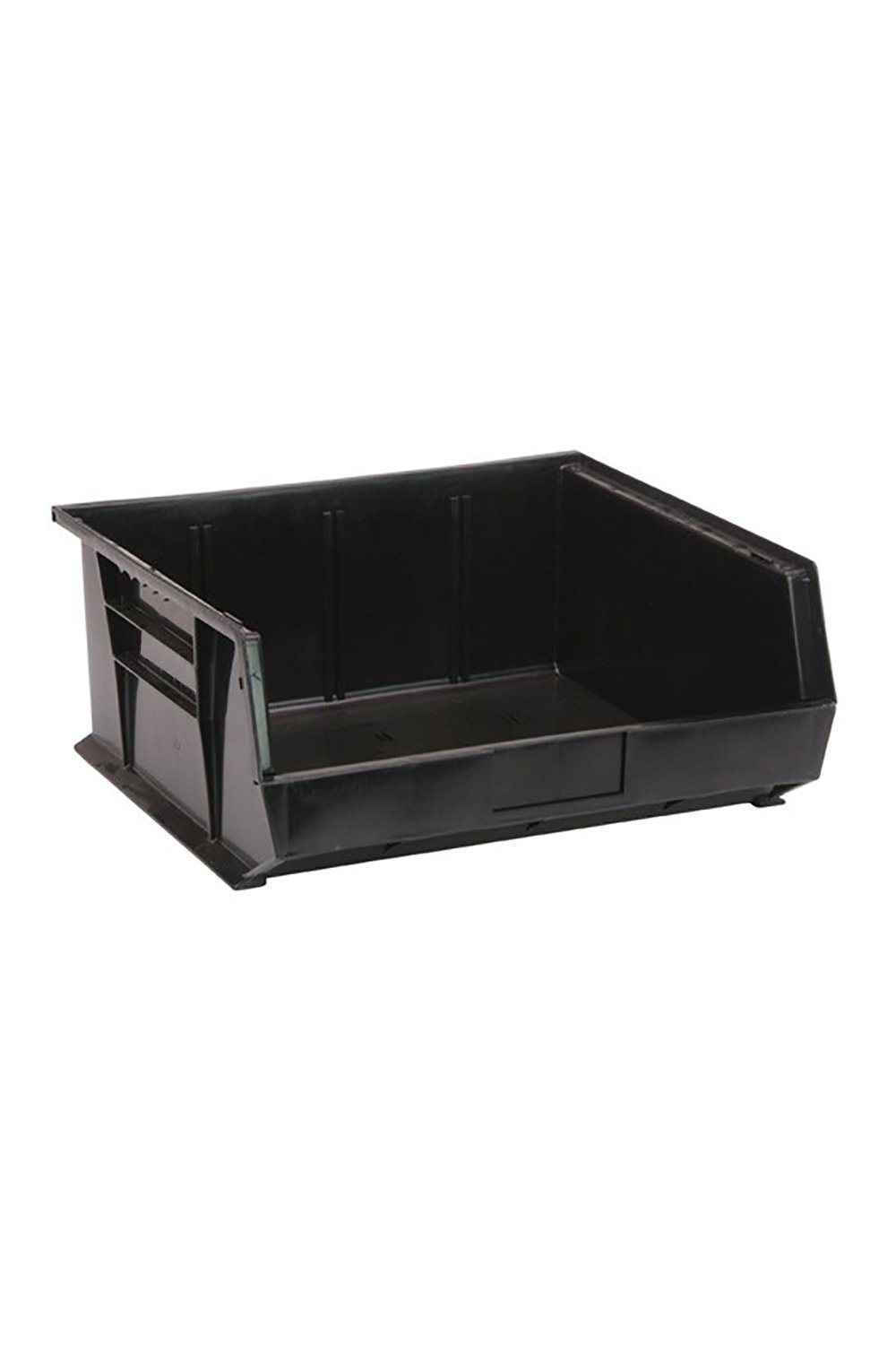 Recycled Ultra Hang and Stack Bin Bins & Containers Acart 14-3/4"L x 16-1/2"W x 7"H Black