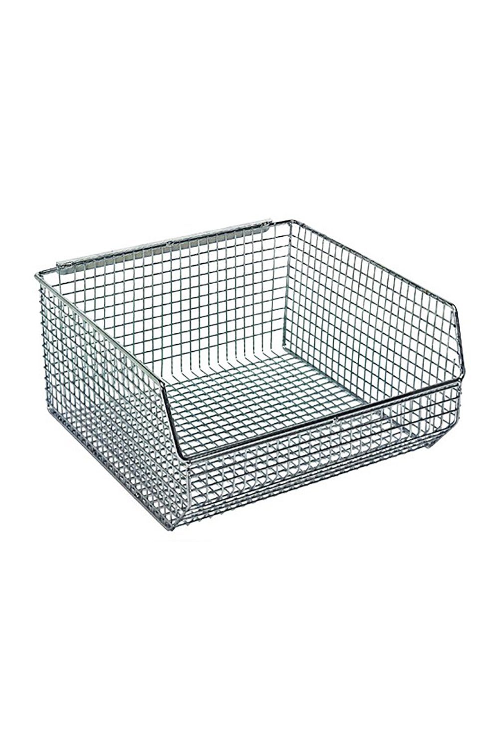 Mesh Stack and Hang Bin Bins & Containers Acart 10-3/4"L x 11"W x 5"H Black
