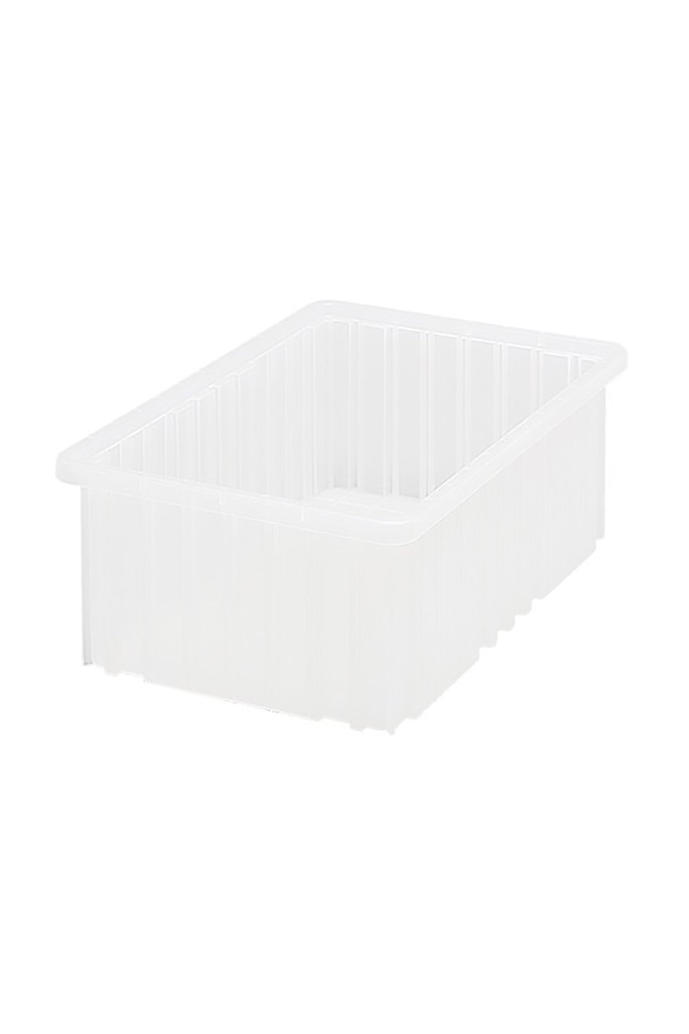 Clear View Dividable Grid Container Bins & Containers Acart 16-1/2"L x 10-7/8"W x 6"H Clear