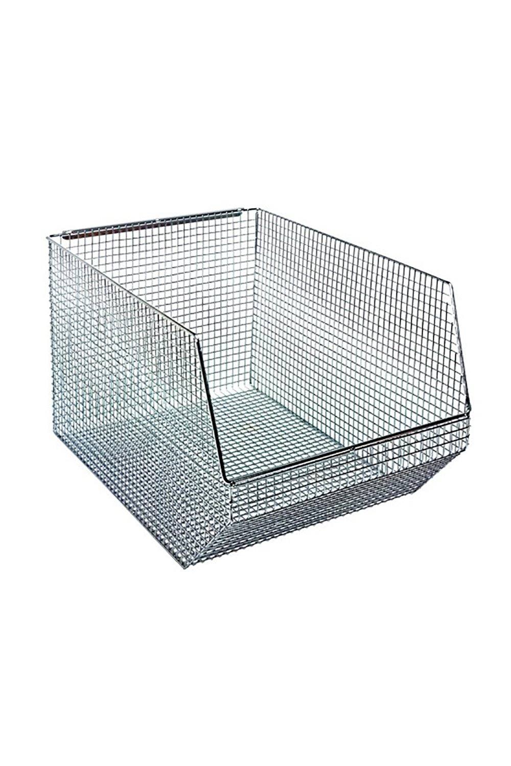 Mesh Stack and Hang Bin Bins & Containers Acart 18-1/2"L x 11"W x 10-1/8"H Black