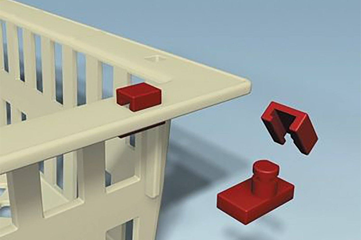Basket Stop Open Storage Acart
