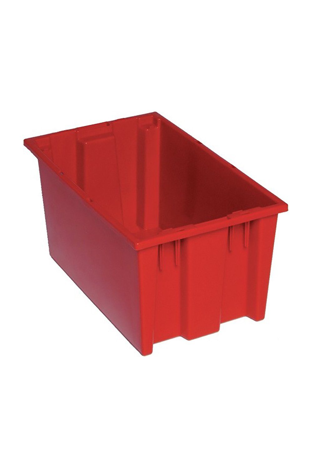 Stack and Nest Tote Bins & Containers Acart 18"L x 11"W x 9"H Red
