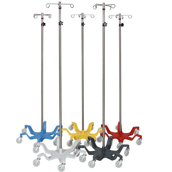 Stainless Steel 6 Leg Spider IV Pole AcralMed 
